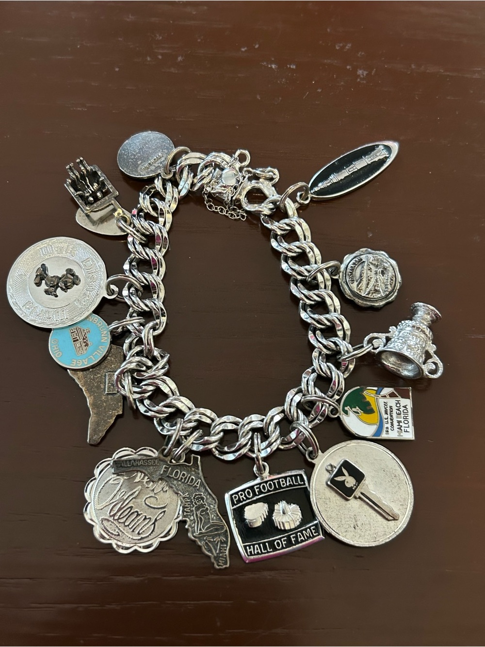 Vintage Elco Charm Bracelet